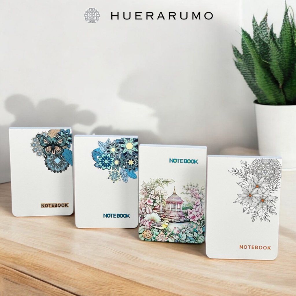 Sổ Note A7 Huerarumo Bôi Lốc Xé Rời – Giấy Trơn Không In, Ghi Chú, Vẽ Ý ...
