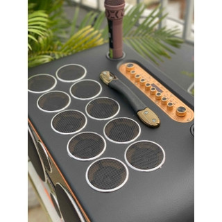 Loa Karaoke 24 Đường Tiếng Kèm 2 Micro Kết Nối Tivi, Điện Thoại, Chỉnh Echo, Bass, Treble Cực Hay.