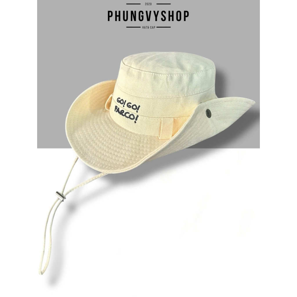 (Có sz NGƯỜI LỚN & TRẺ EM) Mũ bucket tai bèo vành unisex nam nữ phungvyshop-nón /Bo CAO BỒI PATA   /