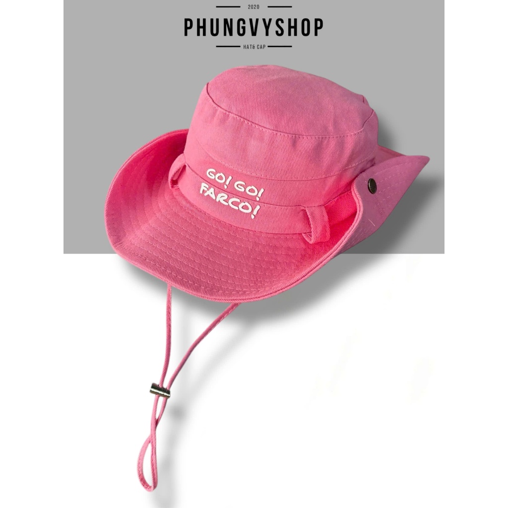 (Có sz NGƯỜI LỚN & TRẺ EM) Mũ bucket tai bèo vành unisex nam nữ phungvyshop-nón /Bo CAO BỒI PATA   /