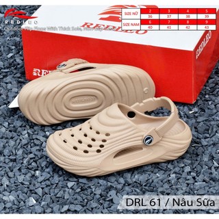 (CHÍNH HÃNG) (Đặt tăng 1 size) Dép sục nam nữ REDLEO_DRL_61 đúc cao su EVA nguyên khối, êm mềm nhẹ bền, không thấm nước