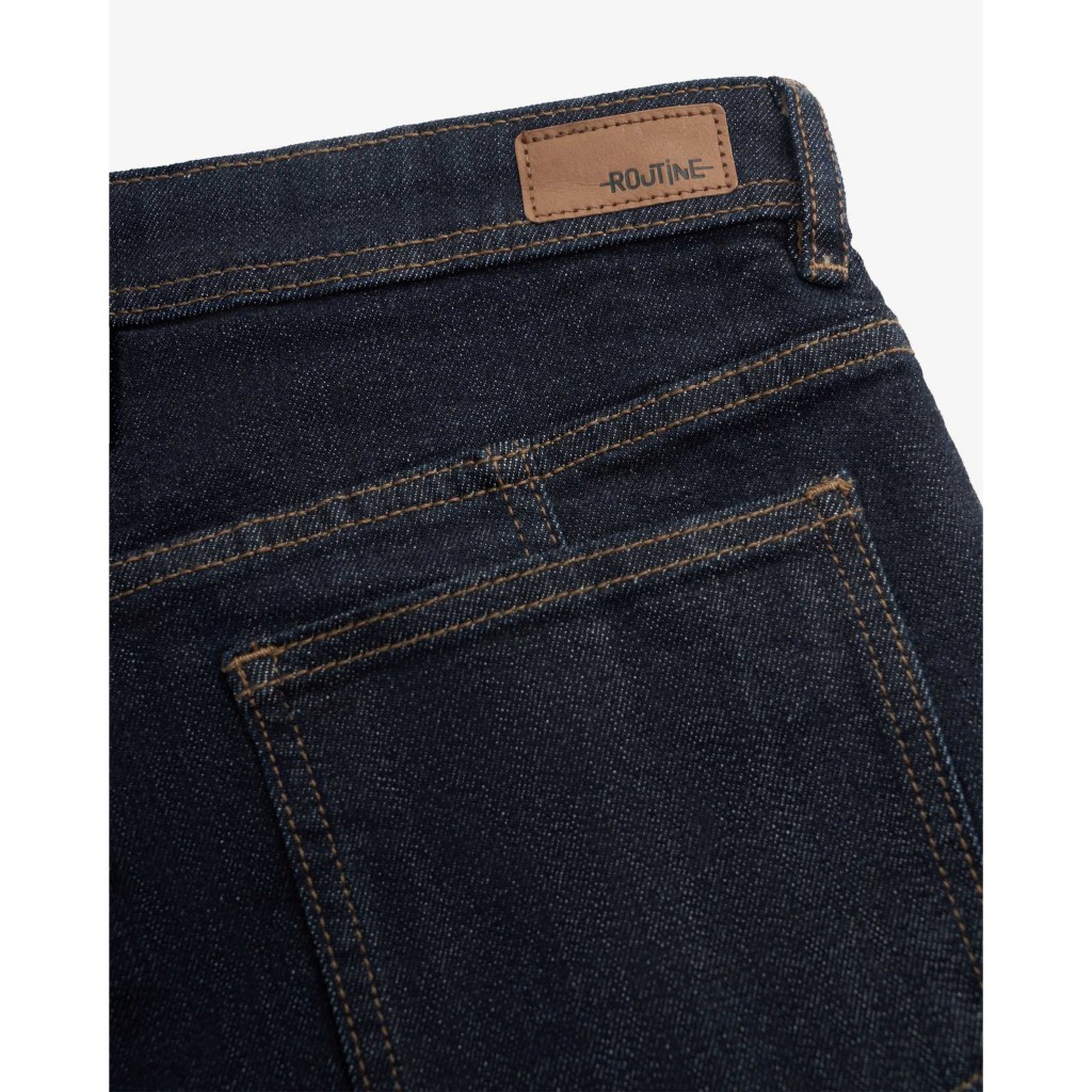 Ảnh Quần Jeans Nữ Trơn Ống Đứng Form Straight - Routine 10S25DPAW004 4