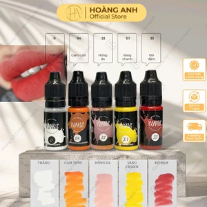 Mực Makeup tatto chuyên dùng trong phun xăm thẩm mỹ_Mày, Môi, Mí_Nga chính hãng_5ml,10ml