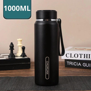 Bình giữ nhiệt inox 304 dung tích 1000ml, bình nước giữ nhiệt nóng 12h, lạnh 20h có khay lọc trà inox và dây xách