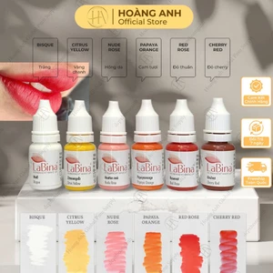 Mực Hữu Cơ LABINA Chính Hãng_Đức_Mực phun xăm_Chai chiết 5ml và Chai full 10ml
