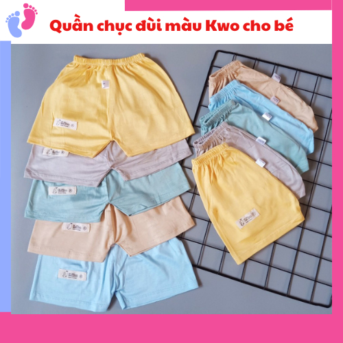 Quần chục đùi Kwoo cho bé chất thoáng mát bé trai và bé gái saubabi