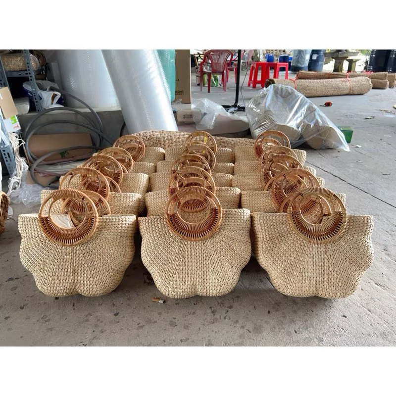 [Kho sỉ ]Túi lục bình dáng bí ngô loại 1 cho các cô nàng đi biển, chụp ảnh decor.