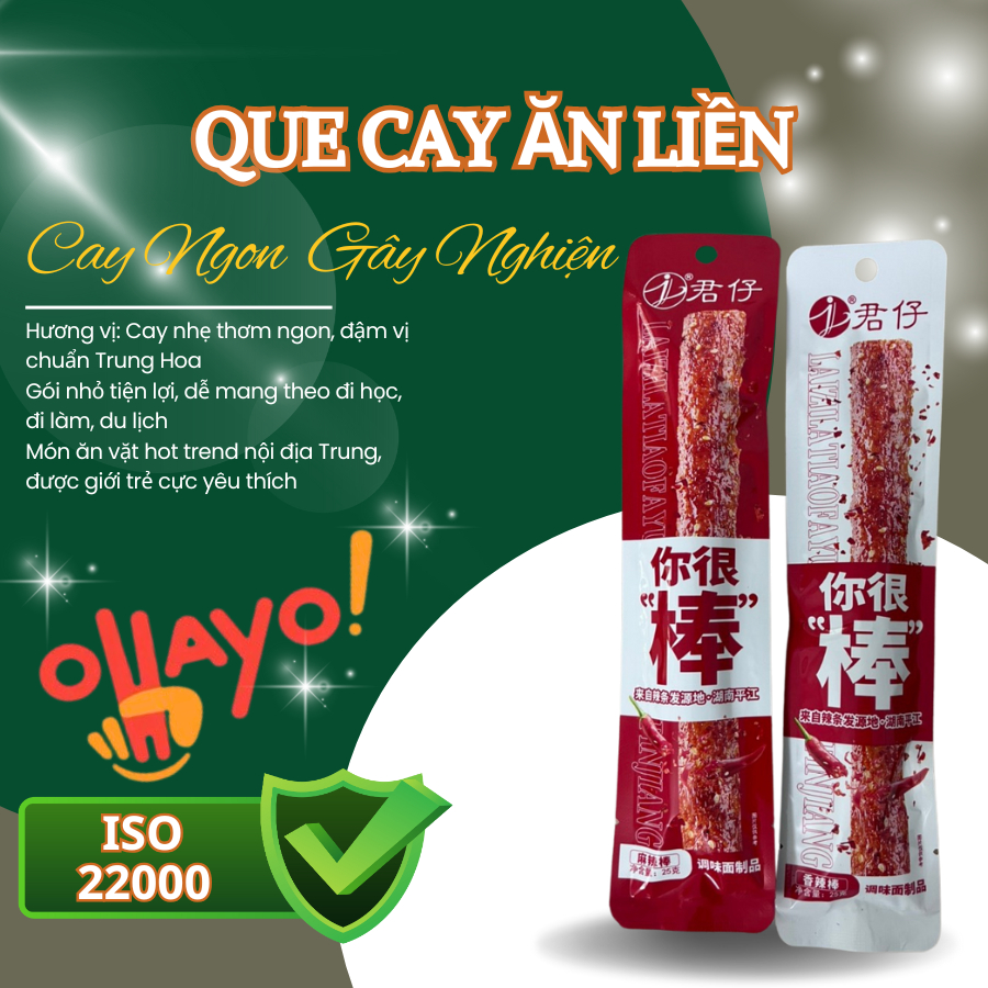 Que Cay Ăn Liền Gói 25g | Đồ Ăn Vặt Nội Địa Trung | Cay Ngon Gây Nghiện ...
