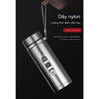 Bình nước giữ nhiệt 1000ml HICHIBI bình giữ nhiệt inox 304 lạnh 18 giờ, giữ nóng 10 giờ có dây treo và khay lọc trà inox