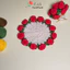 Lót ly bó hoa hồng, tulip handmade len cotton milk trang trí bàn siêu thấm dễ thương