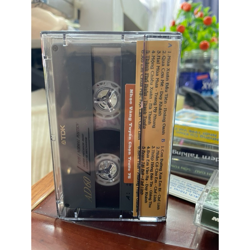 Băng Cassette Nhạc Vàng Thu Âm Trước 75