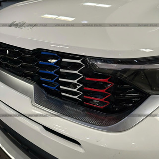 Decal phản quang dán mặt calang Kia Sonet 2024 2025 form mới - Decal cao cấp không phai màu không thấm nước