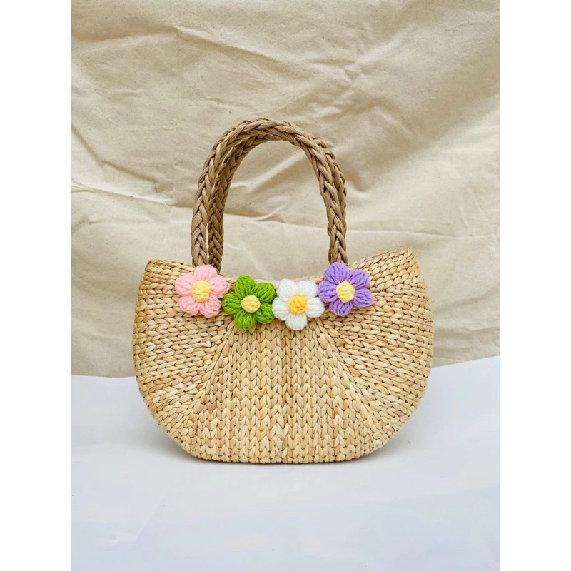 [ Kho sỉ ] Túi lục bình hanmade chụp ảnh áo dài, chụp ảnh thời trang , đi biển đi chơi đi du lịch