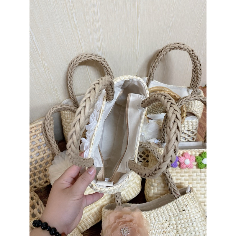 [ Kho sỉ ] Túi lục bình hanmade chụp ảnh áo dài, chụp ảnh thời trang , đi biển đi chơi đi du lịch