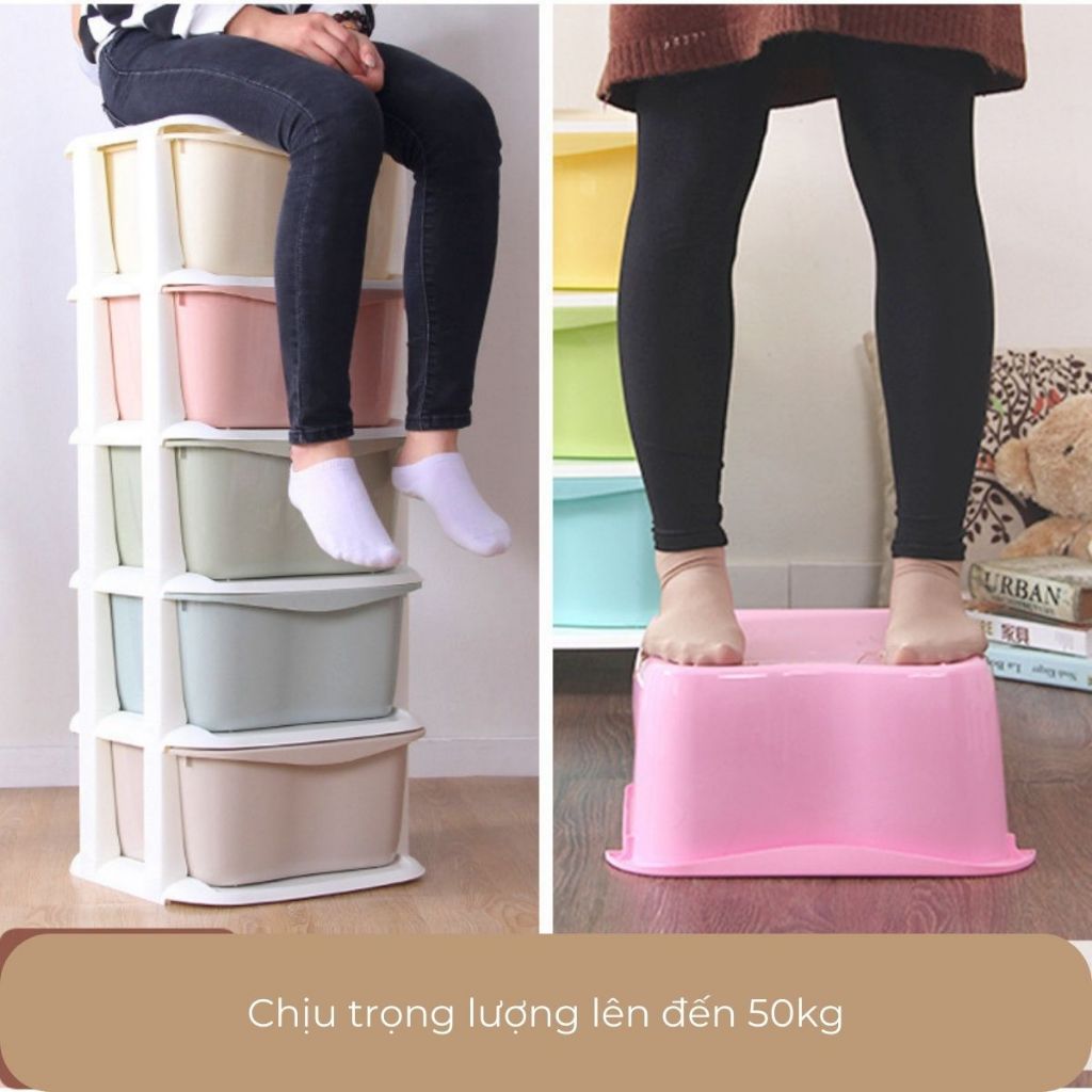 Tủ Đựng Quần Áo 5 Ngăn 5 Màu Bền Đẹp (mã gl9096)