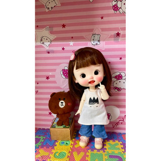 Set 2 món áo hình ngẫu nhiên quần jean dài size dian mập,cừu bé,6nhỏ,cá lớn