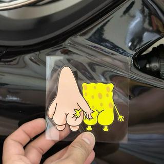 Tem Sticker DTF Đôi Bạn Bọt Biển & Sao Biển |SGDC - 1 Cái|