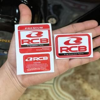 Tem Dán Phuộc RCB Bình Dầu Trắng Đỏ |SGDC - 1 Cái/Bộ|