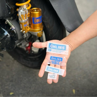 Tem Dán Bình Dầu Ohlins, HPA Ohlins, TTX Mẫu Thuỵ Điển 2024-2025 |SGDC - 1 Cái|