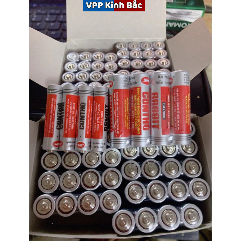 Vỉ 4 Pin con thỏ 1,5V , Pin AA lớn, Pin AAA bé, Pin tiểu, Pin đũa, lắp ...