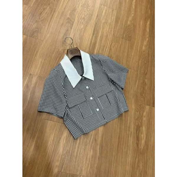🎀[SƠ MI CROPTOP KẺ CARO SIÊU XINH]🎀              -a4577.