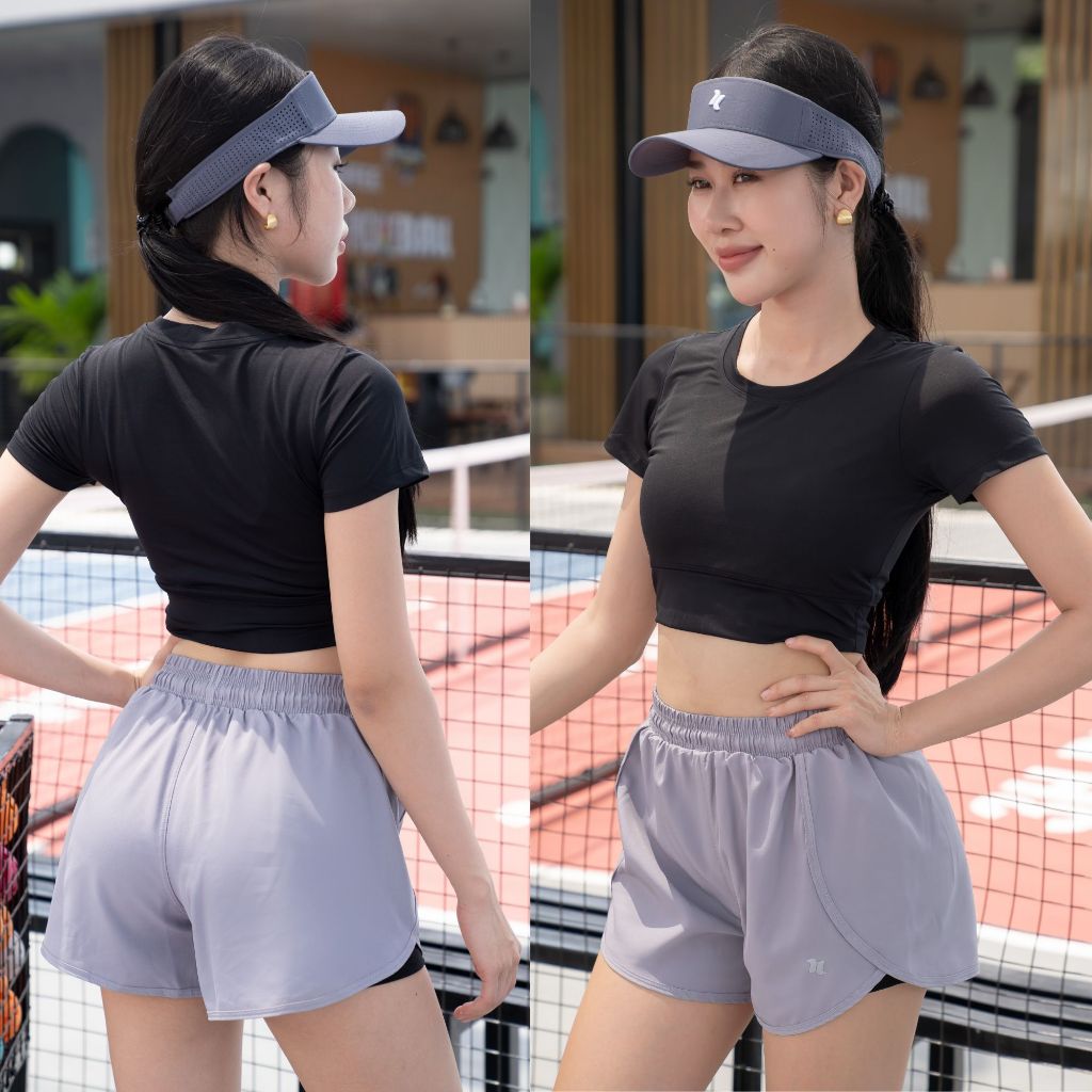 Quần Short Đùi Thể Thao 2 Lớp Nữ Reeta Co Giãn 4 Chiều Tập Gym - Yoga - Chạy bộ - Aerobic Nhiều Màu Có BigSize - A004 | BigBuy360 - bigbuy360.vn
