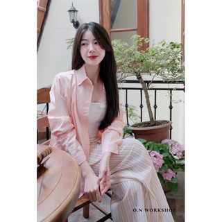 𝗛𝗮̀𝗻𝗴 𝗰𝗵𝗶́𝗻𝗵 𝗵𝗮̃𝗻𝗴 Áo Sơ mi thô mát màu sắc mùa hè O.N WORKSHOP