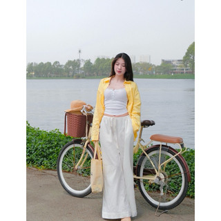 𝗛𝗮̀𝗻𝗴 𝗰𝗵𝗶́𝗻𝗵 𝗵𝗮̃𝗻𝗴 Áo Sơ mi thô mát màu sắc mùa hè O.N WORKSHOP