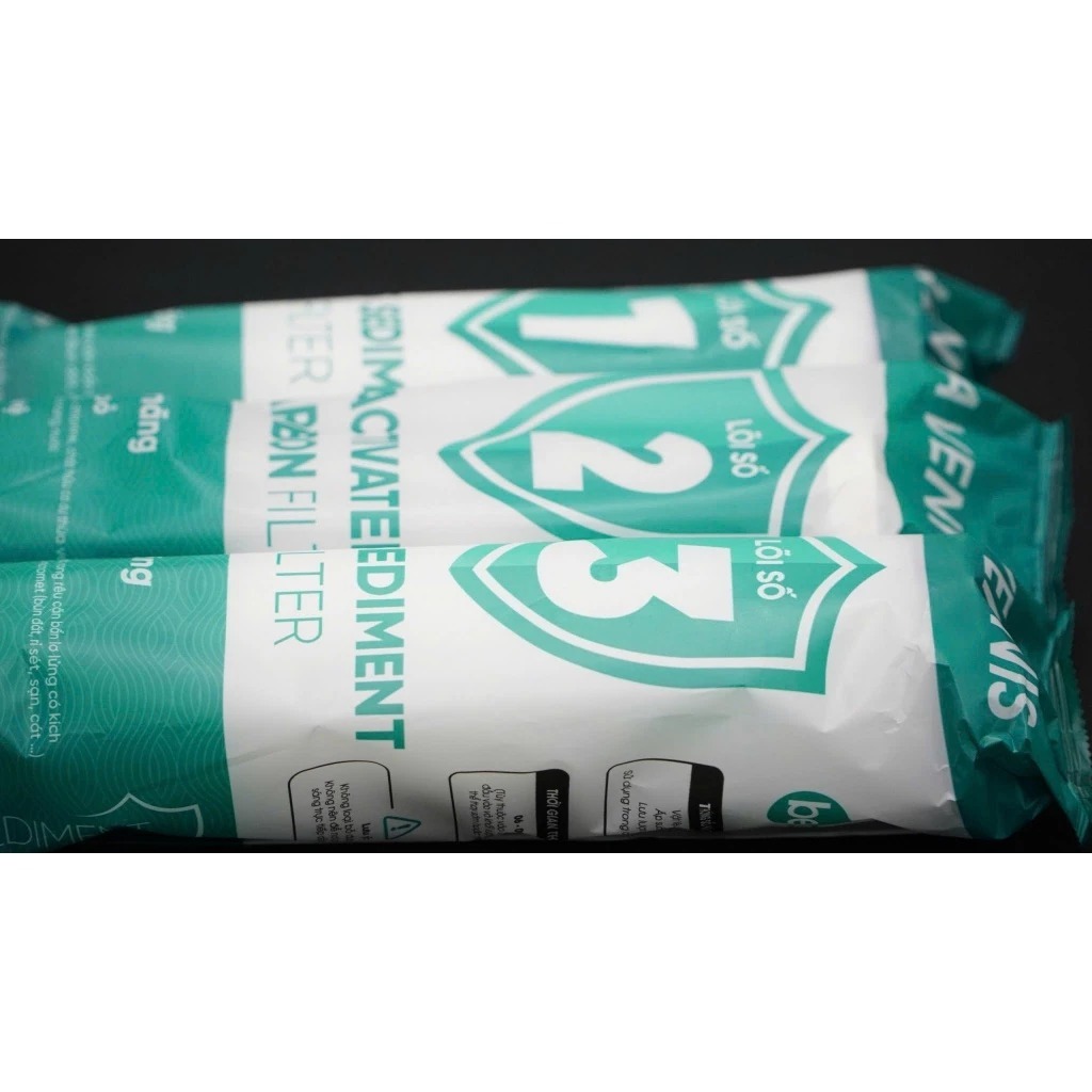 Bộ 3 lõi lọc thô Mutosi Avennis loại bỏ hiệu quả tạp chất, bụi bẩn dùng cho các máy lọc RO có 3 cốc lọc thô 10Inch