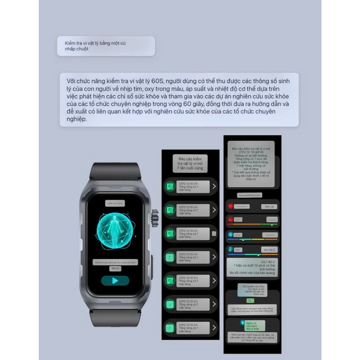 Smartwatch – Water-Resistant, Compact – 6
