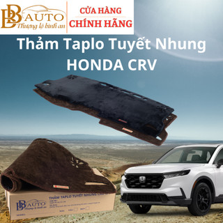 Thảm Taplo Tuyết Nhung Ô Tô Honda CRV 2014-2017, 2018-2023, 2024- 2025 Cao Cấp Thẩm Mỹ Trang Trí Chống Nắng, Nóng