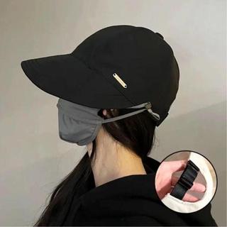 Mũ chống nắng vành rộng trơn hở nửa đầu HAZIN vải kaki cao cấp, có móc đeo khẩu trang, đa dạng màu sắc