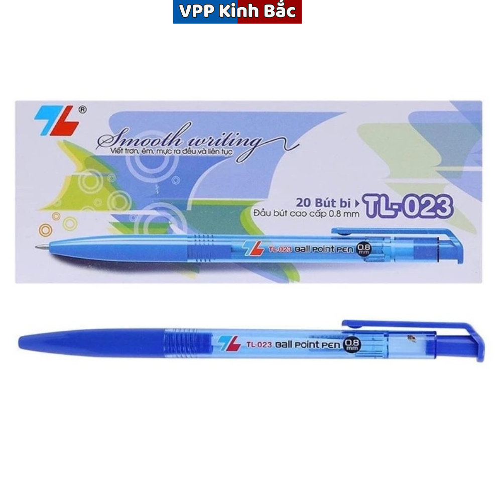 Bút Bi Thiên Long TL-023 Chính Hãng – Mực Ra Đều, Viết Êm, Giá Rẻ