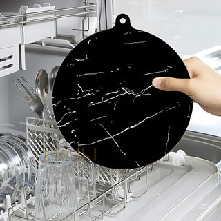 MIẾNG LÓT BẾP TỪ HOẠ TIẾT ĐÁ ĐEN CAO CẤP PROKI, KÍCH THƯỚC 22/24/26CM, CHỊU NHIỆT TỐT, CHỐNG XƯỚC BẾP TỪ HIỆU QUẢ