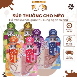 Súp Thưởng Mix Vị Cho Mèo Hỗ Trợ Chế Độ Dinh Dưỡng Cân Bằng Cho Thú Cưng