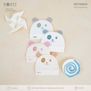 Body ba lỗ panda hrnee cho bé 3-9m,có mũ rời