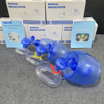 Bóng bóp Ambu giúp thở trẻ sơ sinh, Trẻ em & Người lớn hãng OROMI