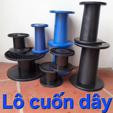 Rulo quấn dây điện, guồng cuốn dây diều, lô cuốn dây điện và các loại dây, chất liệu nhựa ABS chống vỡ