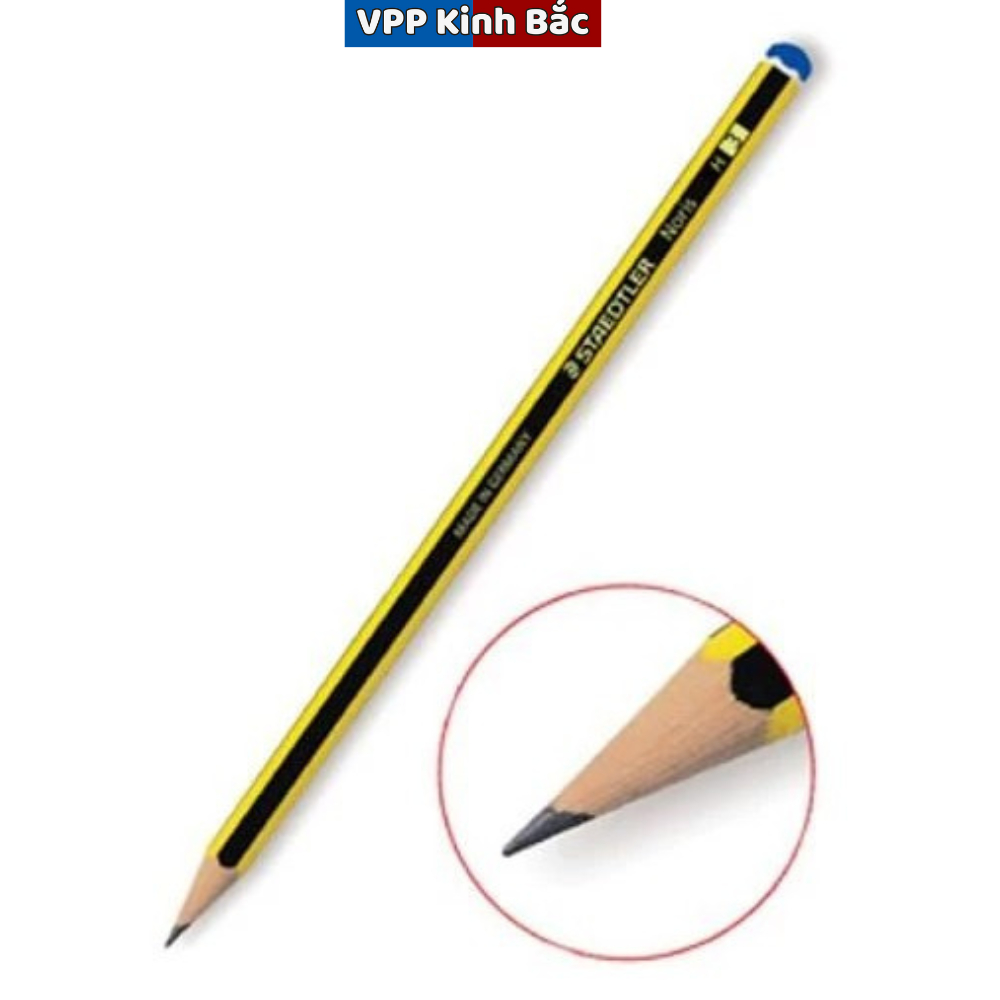 Bút chì 2B Đức Staedtler Noris cao cấp (hộp 12 cây) sọc vàng hàng xịn chuẩn chính hãng