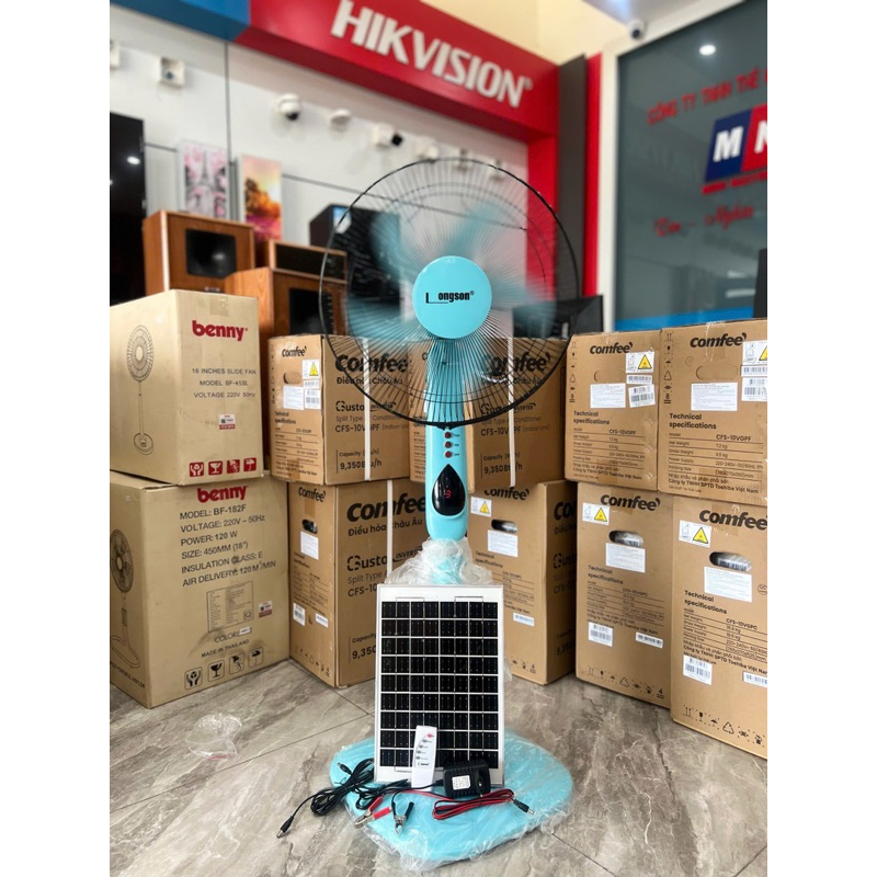 Quạt năng lượng mặt trời LongSon | Shopee Việt Nam