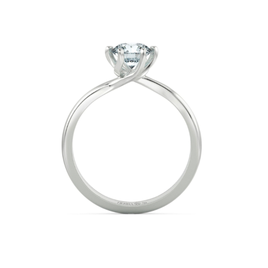 [CHAT TRƯỚC KHI ĐẶT] Nhẫn Cầu Hôn Tierra Keelin NCH1417 Vàng 14K 18K Đính Đá CZ Thiết Kế Đường Xoắn Mềm Mại Nữ Tính