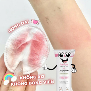Bông Tẩy Trang Befou 150 Miếng Tròn