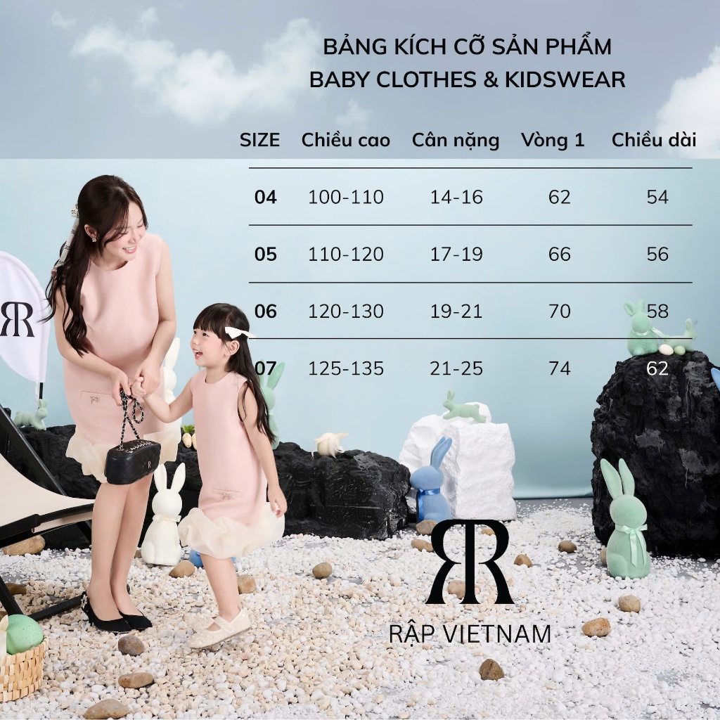 Ảnh RẬP BABY - Váy Baby Tùng Voan - BABI 07 4