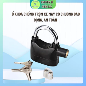 Ổ khoá chống trộm xe máy có chuông báo động an toàn Hợp kim kẽm chống ăn mòn