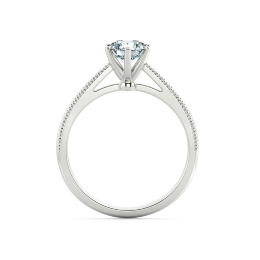 [CHAT TRƯỚC KHI ĐẶT] Nhẫn Cầu Hôn Tierra Little Pretty BCH1502 Vàng 14K 18K Đính Đá CZ 4.5mm, Nhẫn Hẹn Ước