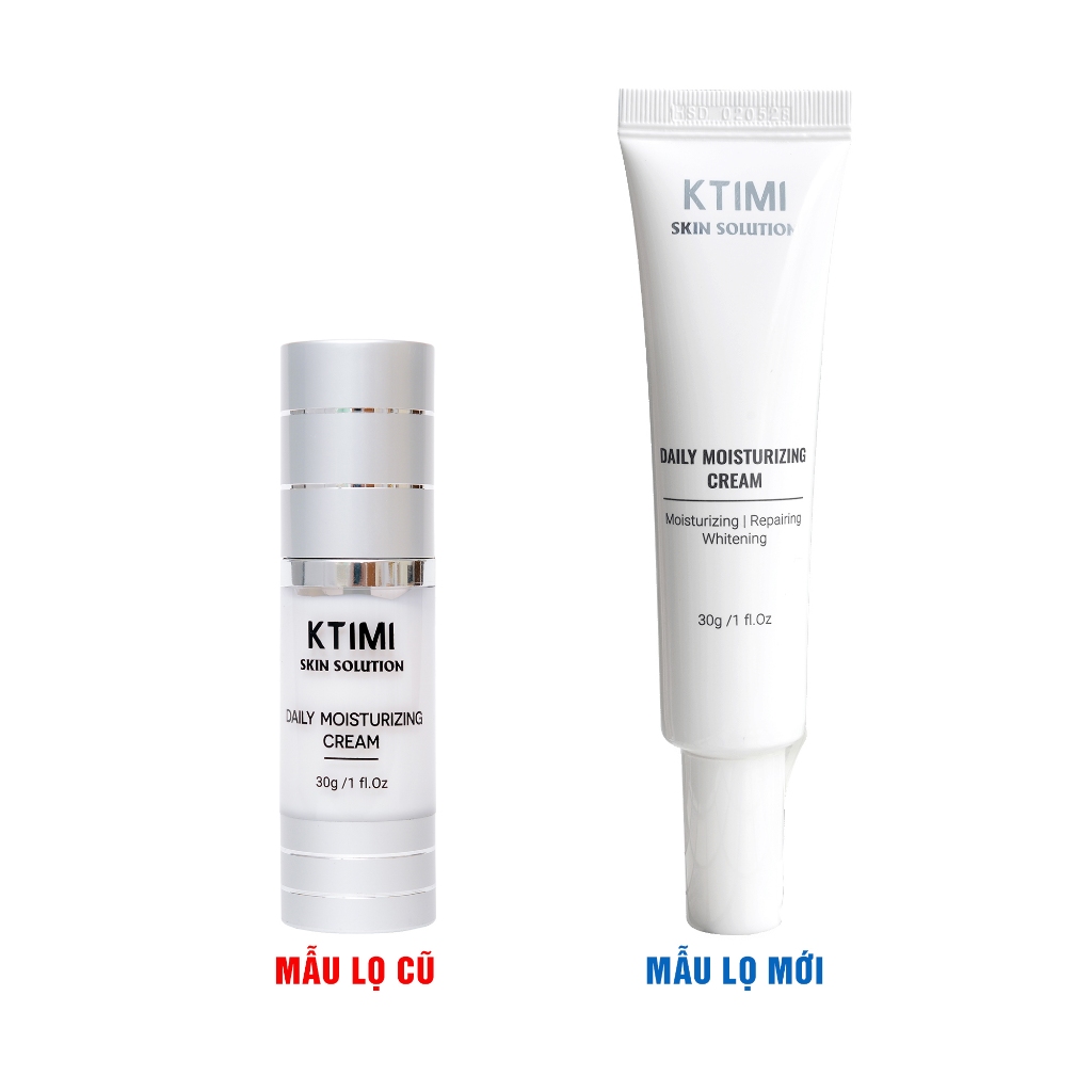Kem dưỡng da cấp ẩm phục hồi da KTIMI Daily Moisturizing Cream 30g