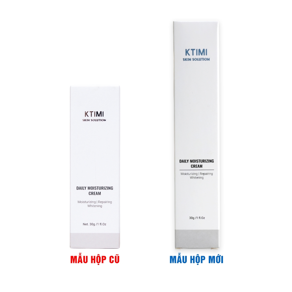 Kem dưỡng da cấp ẩm phục hồi da KTIMI Daily Moisturizing Cream 30g