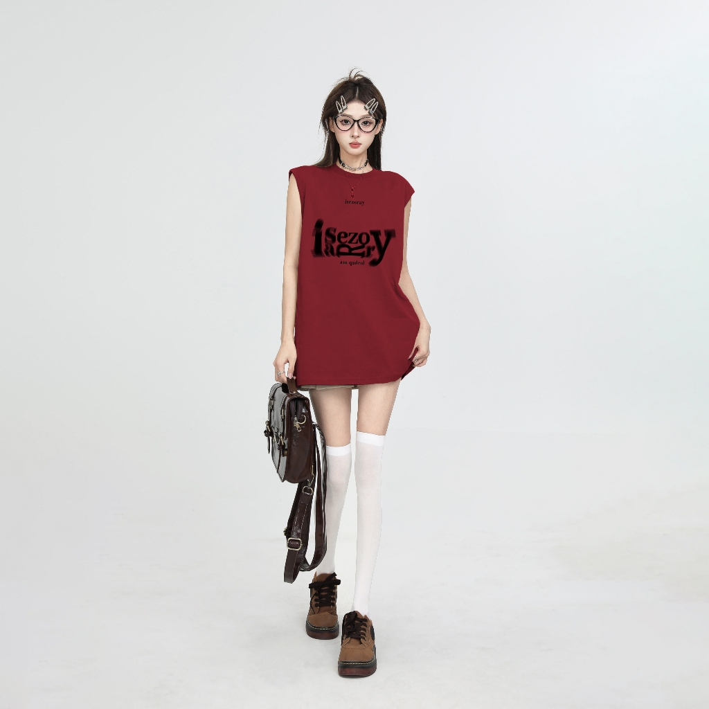 Áo Tank Top Nam Nữ RedLabel In Họa Tiết, Áo Ba Lỗ Sát Nách Nam Nữ Cotton Cá Tính TT61