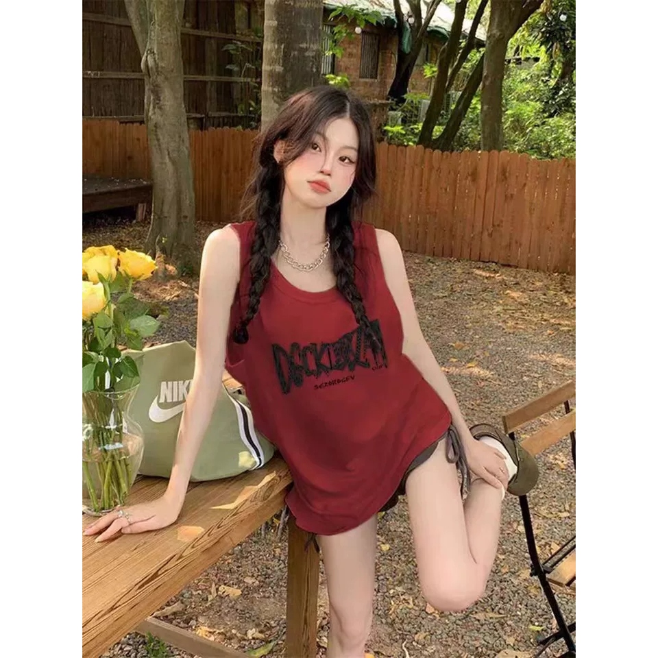 Áo Tank Top Nam Nữ RedLabel In Họa Tiết DGC Áo Ba Lỗ Sát Nách Nam Nữ Cotton Cá Tính TT62