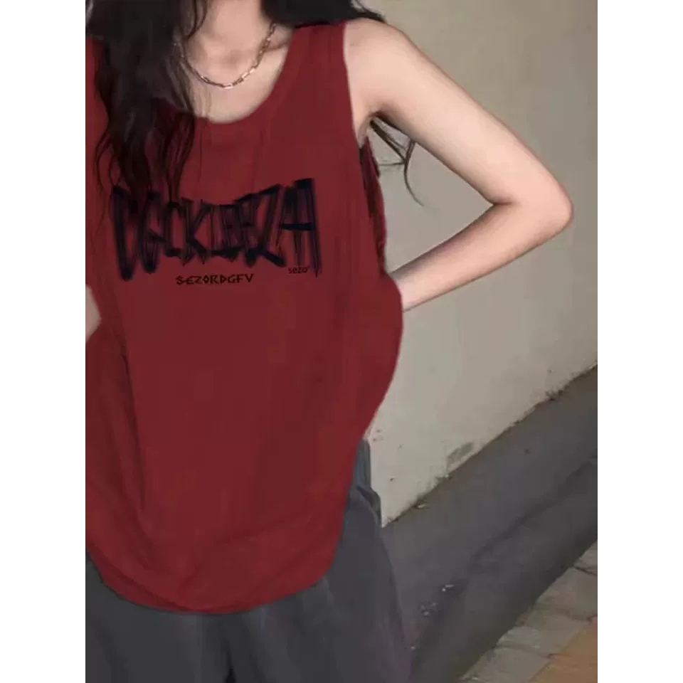 Áo Tank Top Nam Nữ RedLabel In Họa Tiết DGC Áo Ba Lỗ Sát Nách Nam Nữ Cotton Cá Tính TT62